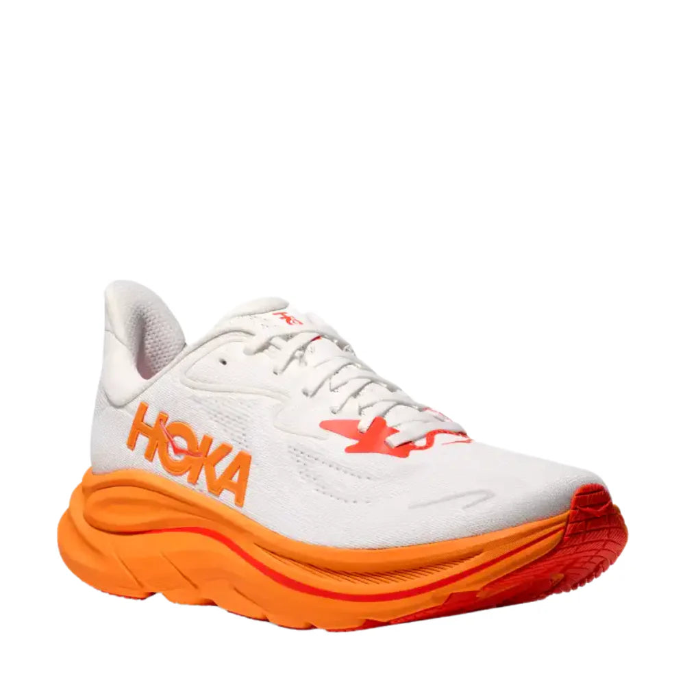 HOKA Men's Clifton 10 - Frost/Orange Zest