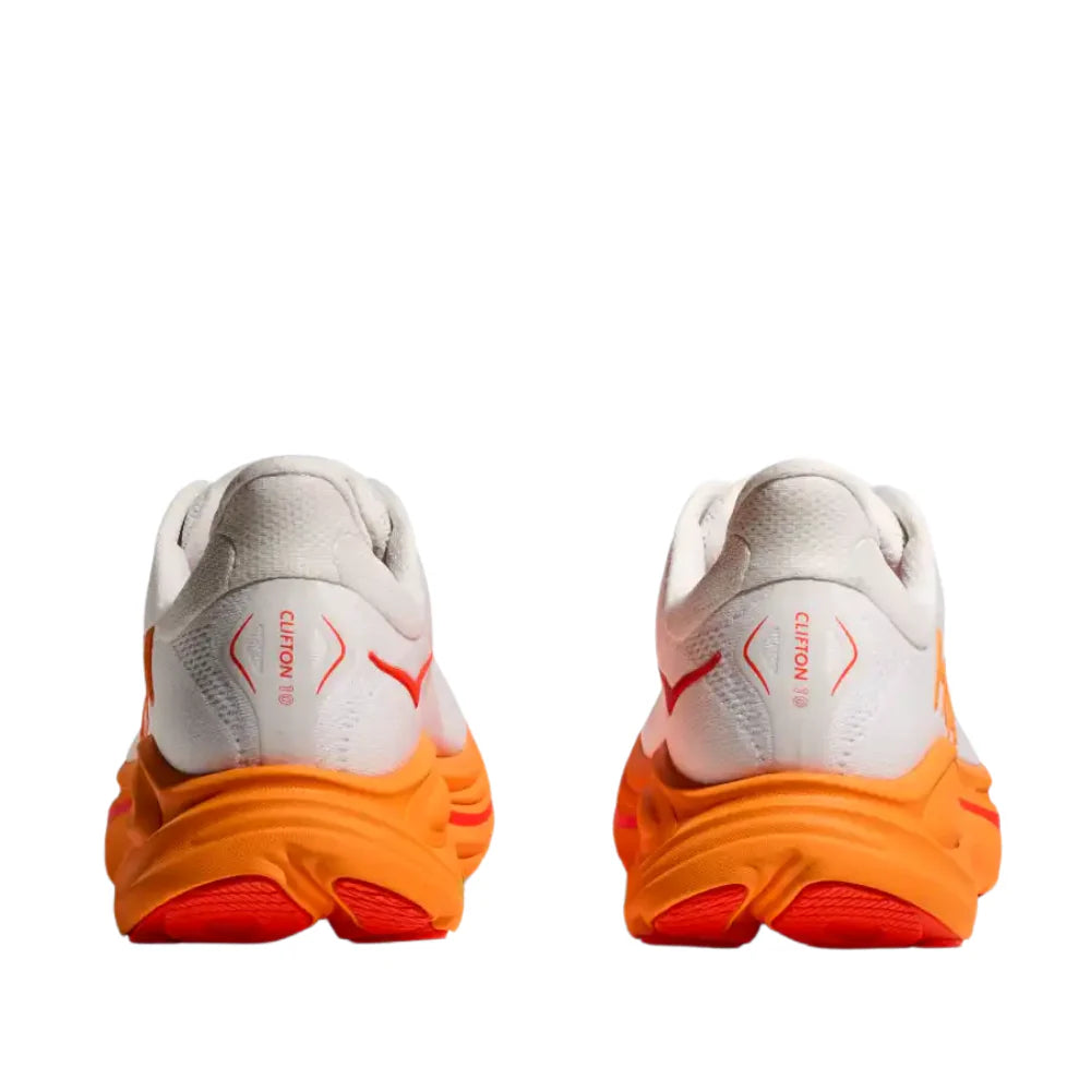 HOKA Men's Clifton 10 - Frost/Orange Zest