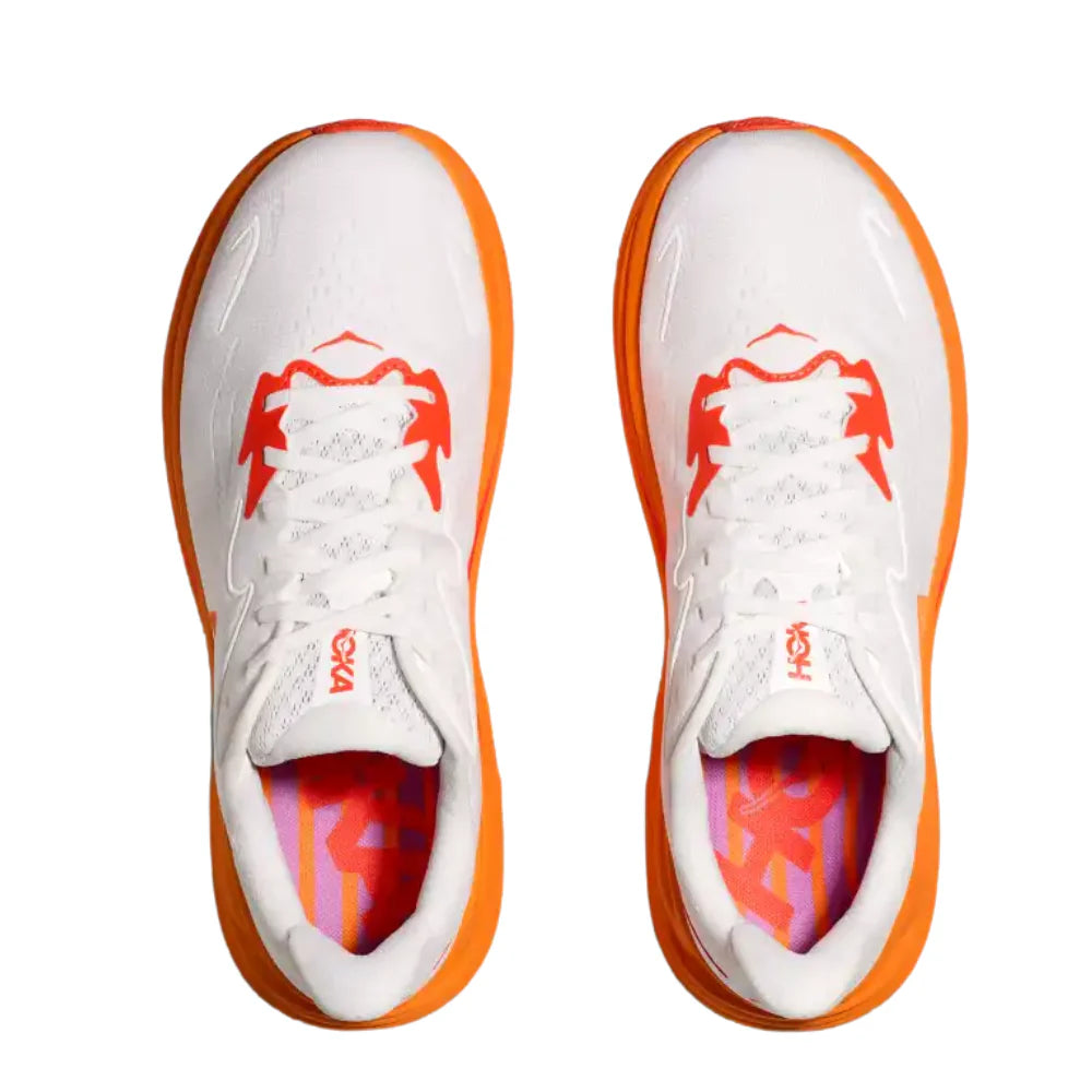 HOKA Men's Clifton 10 - Frost/Orange Zest