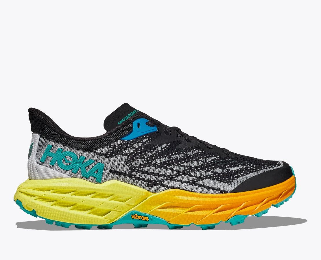 HOKA Men's Speedgoat 5 - Black/Evening Primrose