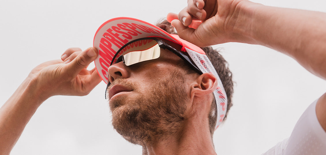 Compressport Unisex's Pro Racing Visor - Fluo Red