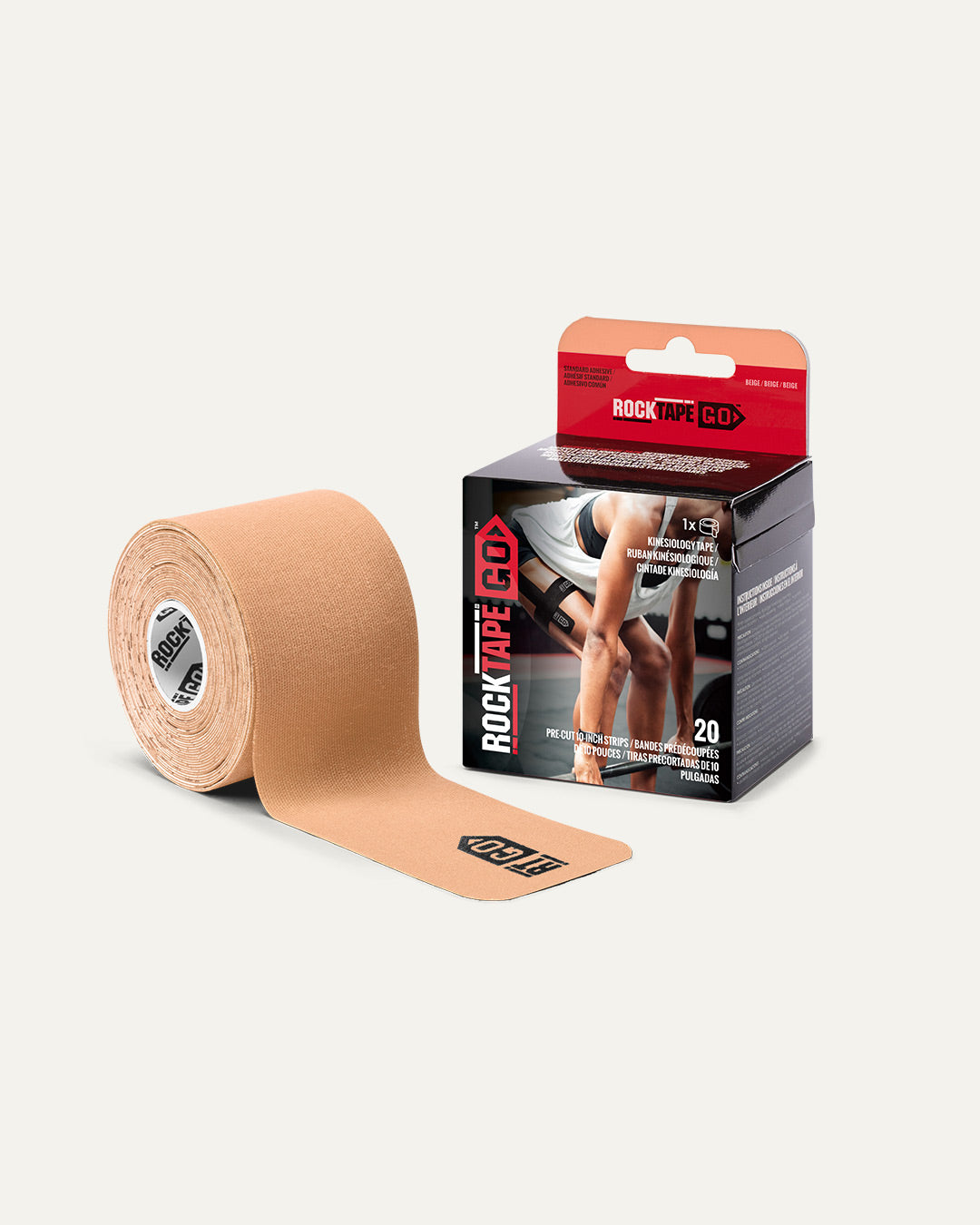 Rocktape Go Precut Standard - Beige