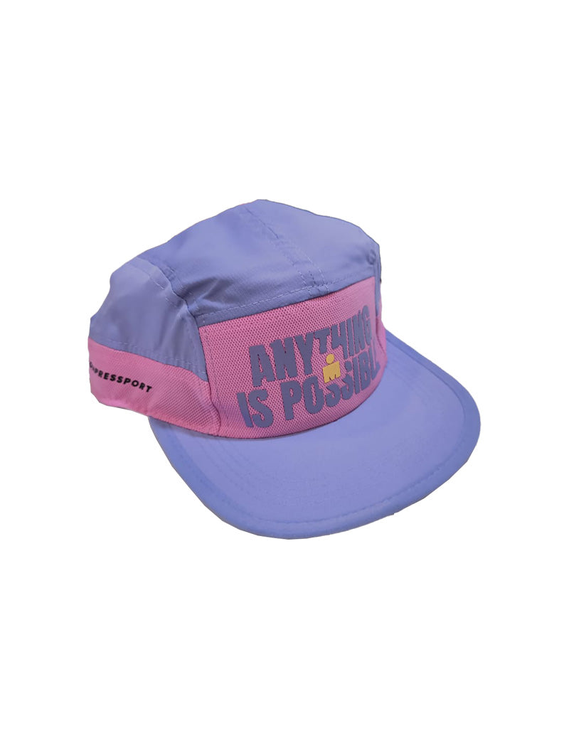 Compressport Unisex's 5 Panel Light Cap Ironman 2025 L2 - Jacaranda