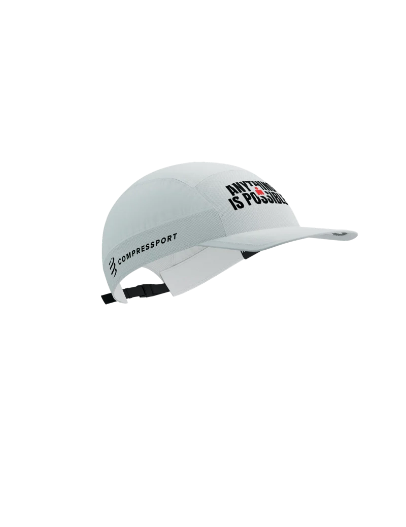 Compressport Unisex's 5 Panel Light Cap Ironman 2025 L2 - White