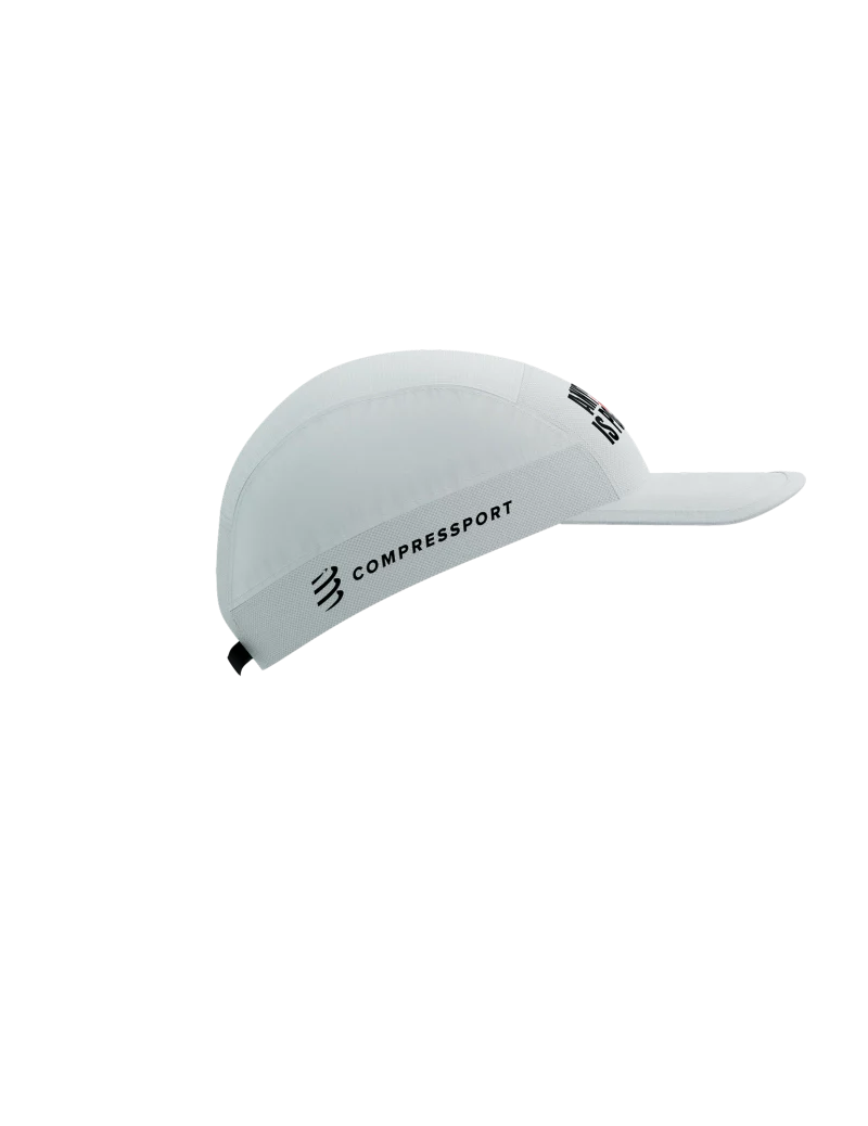 Compressport Unisex's 5 Panel Light Cap Ironman 2025 L2 - White