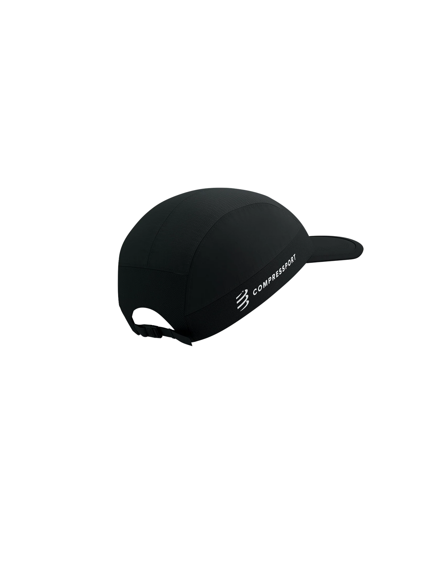 Compressport Unisex's 5 Panel Light Cap - Black (Ironman 2025)