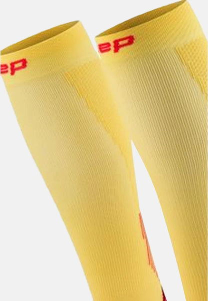 CEP Men's Run Socks Tall 5.0 - Marigold/Burgundy