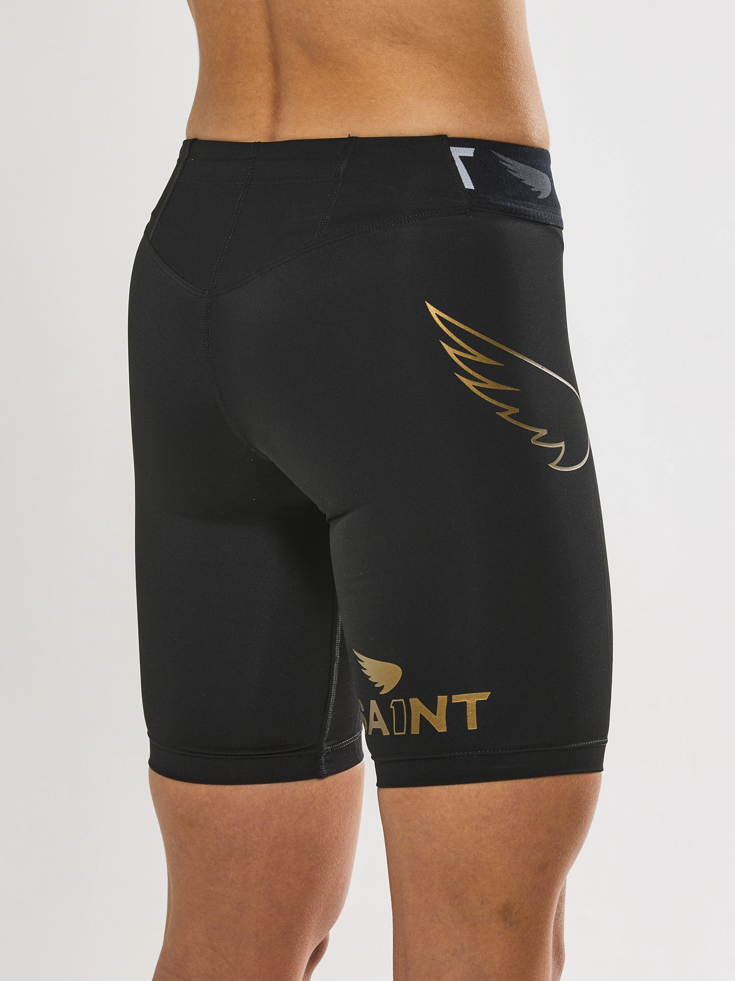 Saint Women's P1 Elite Compression Short Low Rise - Black