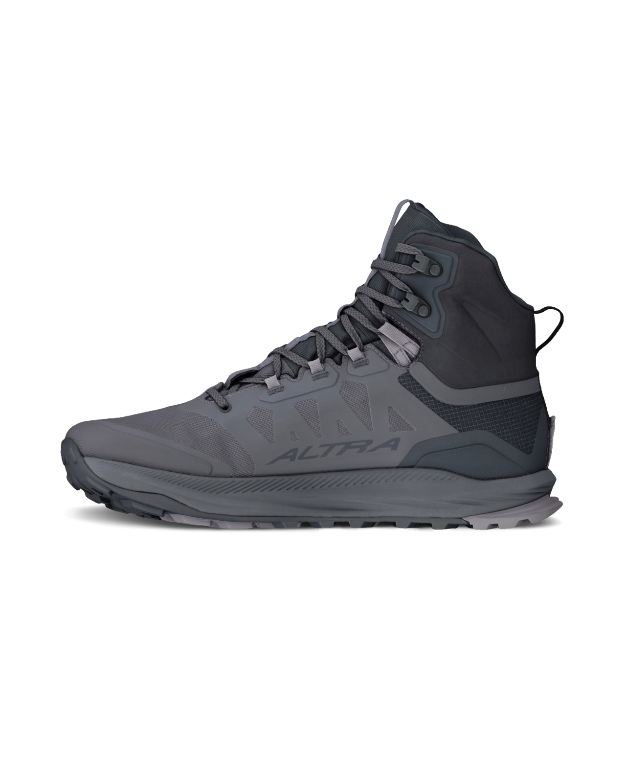 Altra Men's Lone Peak 9 Waterproof Mid - Black/Gray