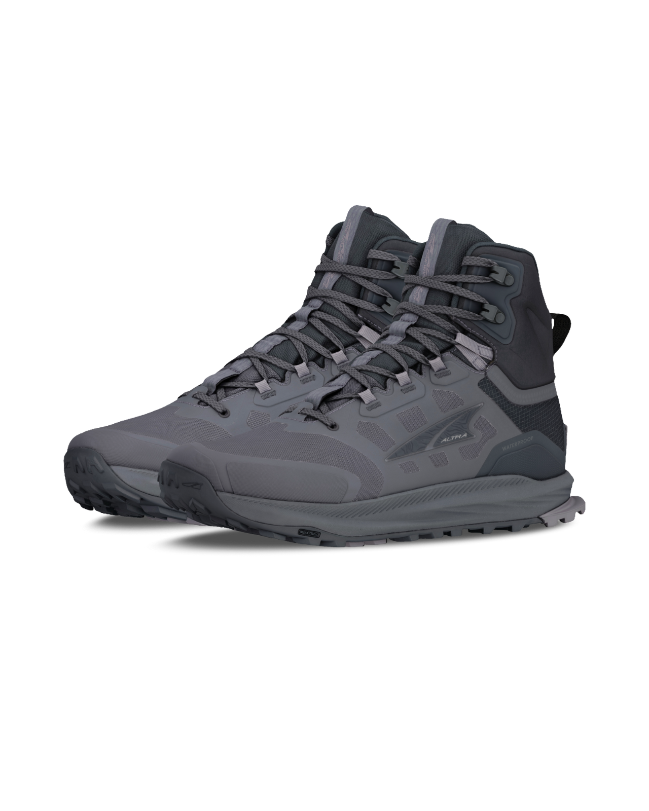 Altra Men's Lone Peak 9 Waterproof Mid - Black/Gray