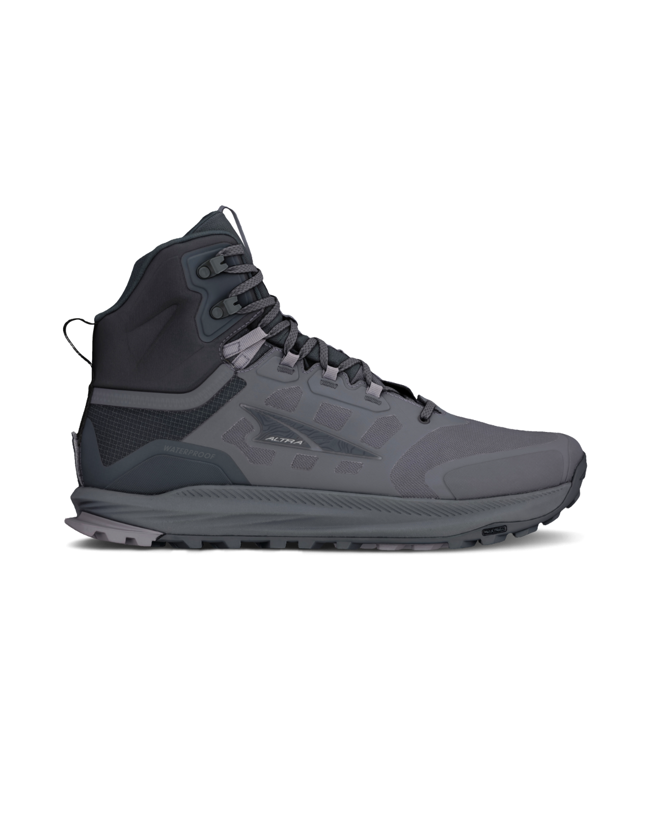 Altra Men's Lone Peak 9 Waterproof Mid - Black/Gray