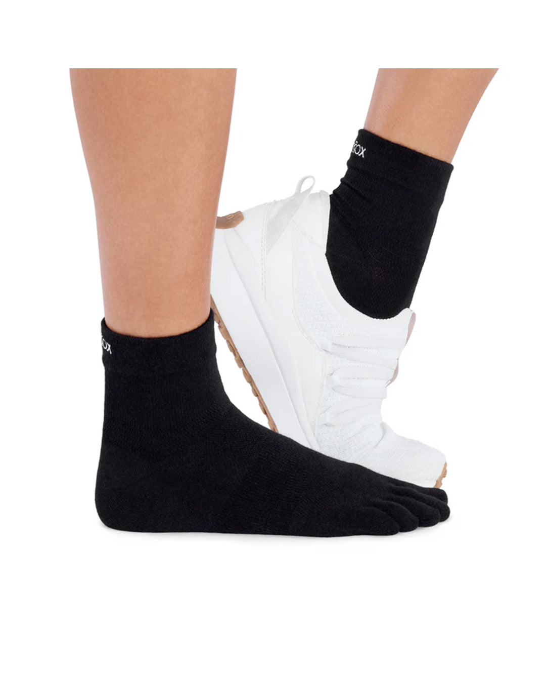 TOESOX Active Mini Crew - Black