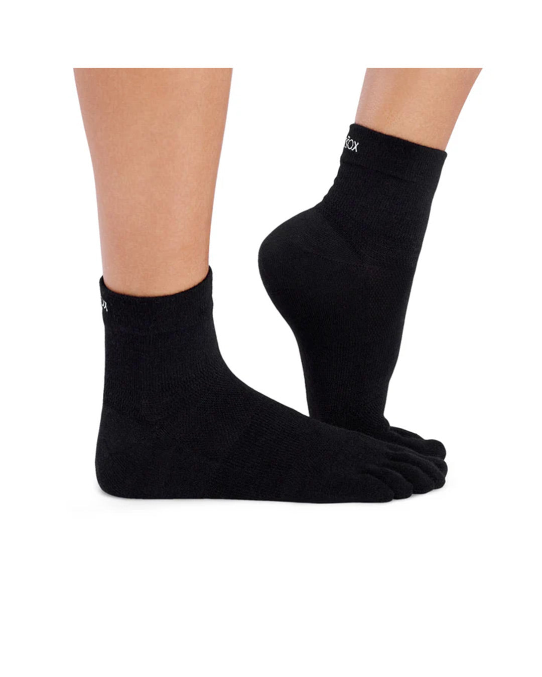 TOESOX Active Mini Crew - Black