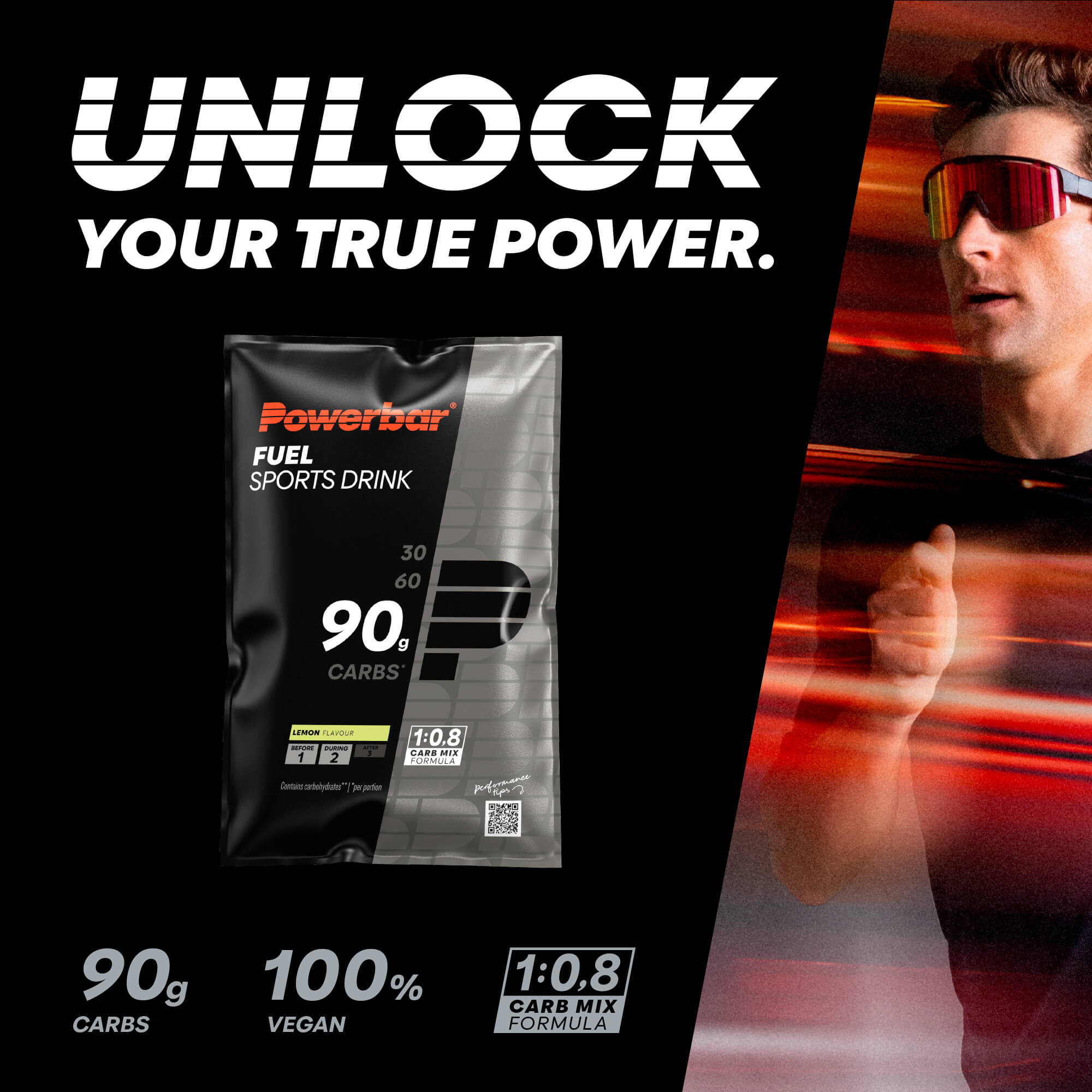 PowerBar Fuel 90 Sport Drink 94g - Lemon