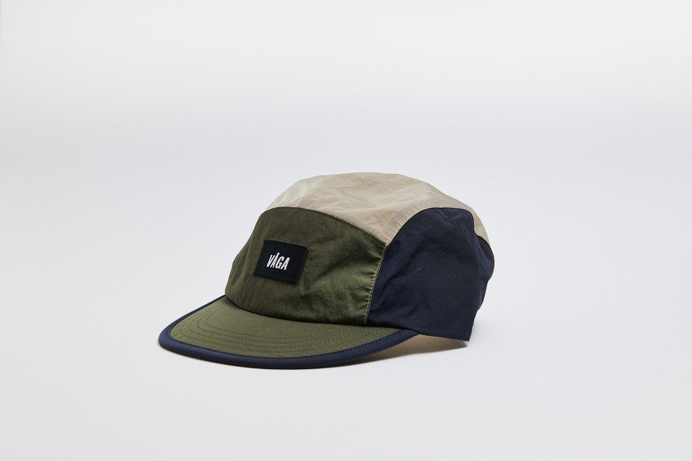 VAGA Pacer Cap - Navy Blue/Utility Green/Taupe