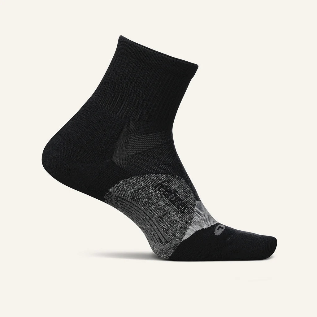 Feetures Elite Light Cushion Quarter - Black