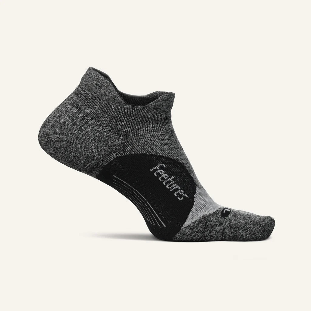 Feetures Elite Light Cushion No Show Tab - Gray