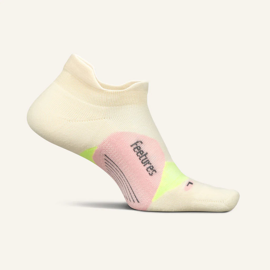 Feetures Elite Light Cushion No Show Tab - Sandy Melon