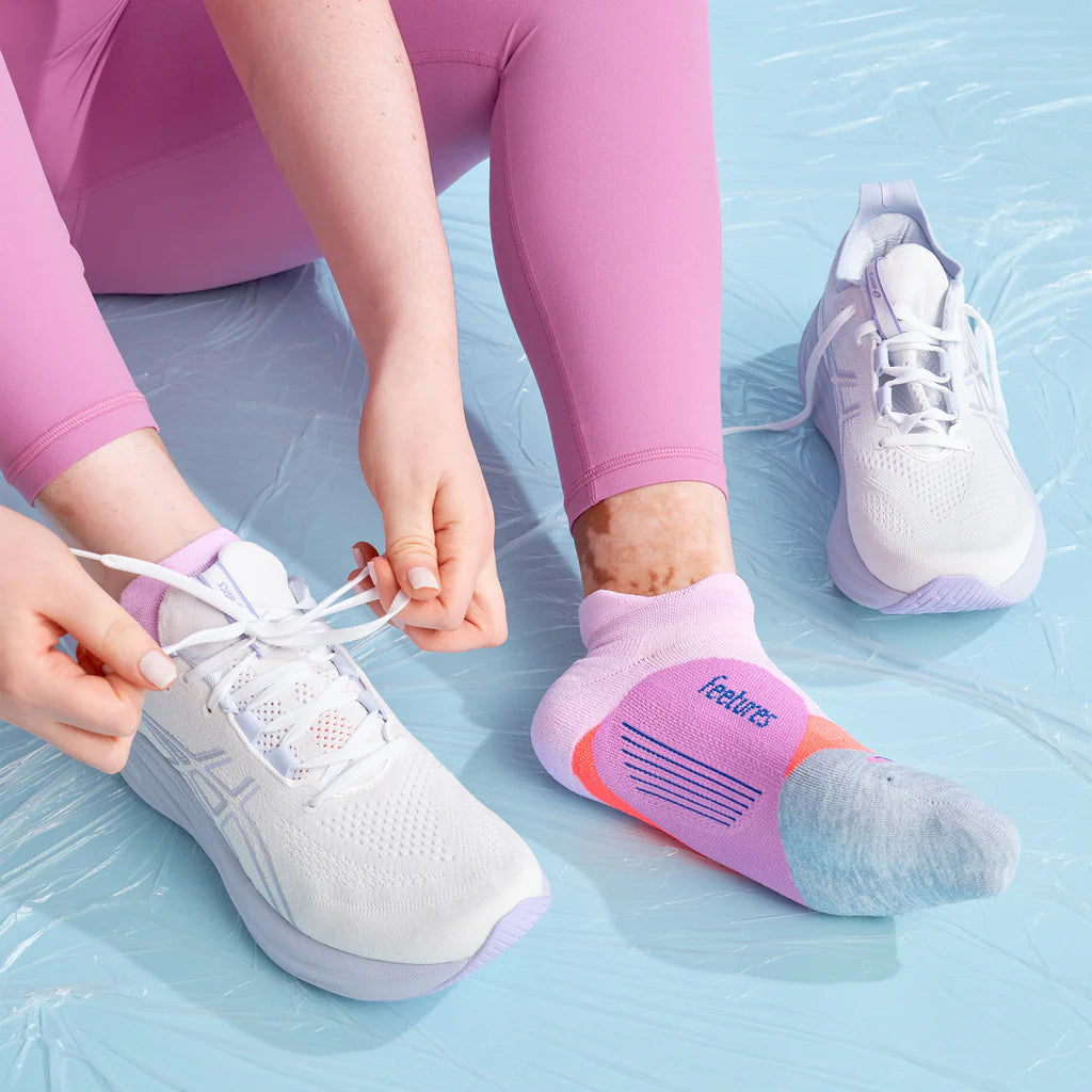 Feetures Elite Light Cushion No Show Tab - Orchid Sunset