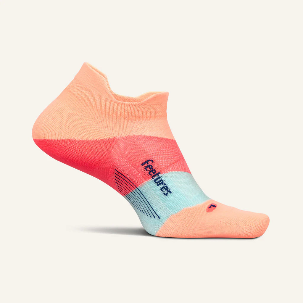 Feetures Elite Ultra Light No Show Tab - Vibrant Reef