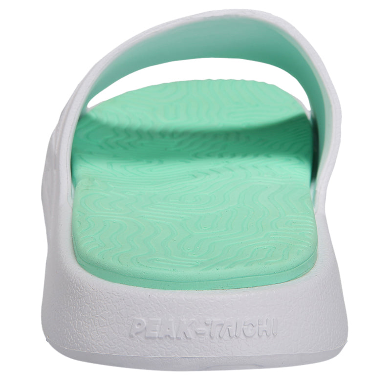 PEAK Unisex Slipper Taichi Slides 1.0 - White/Light Green