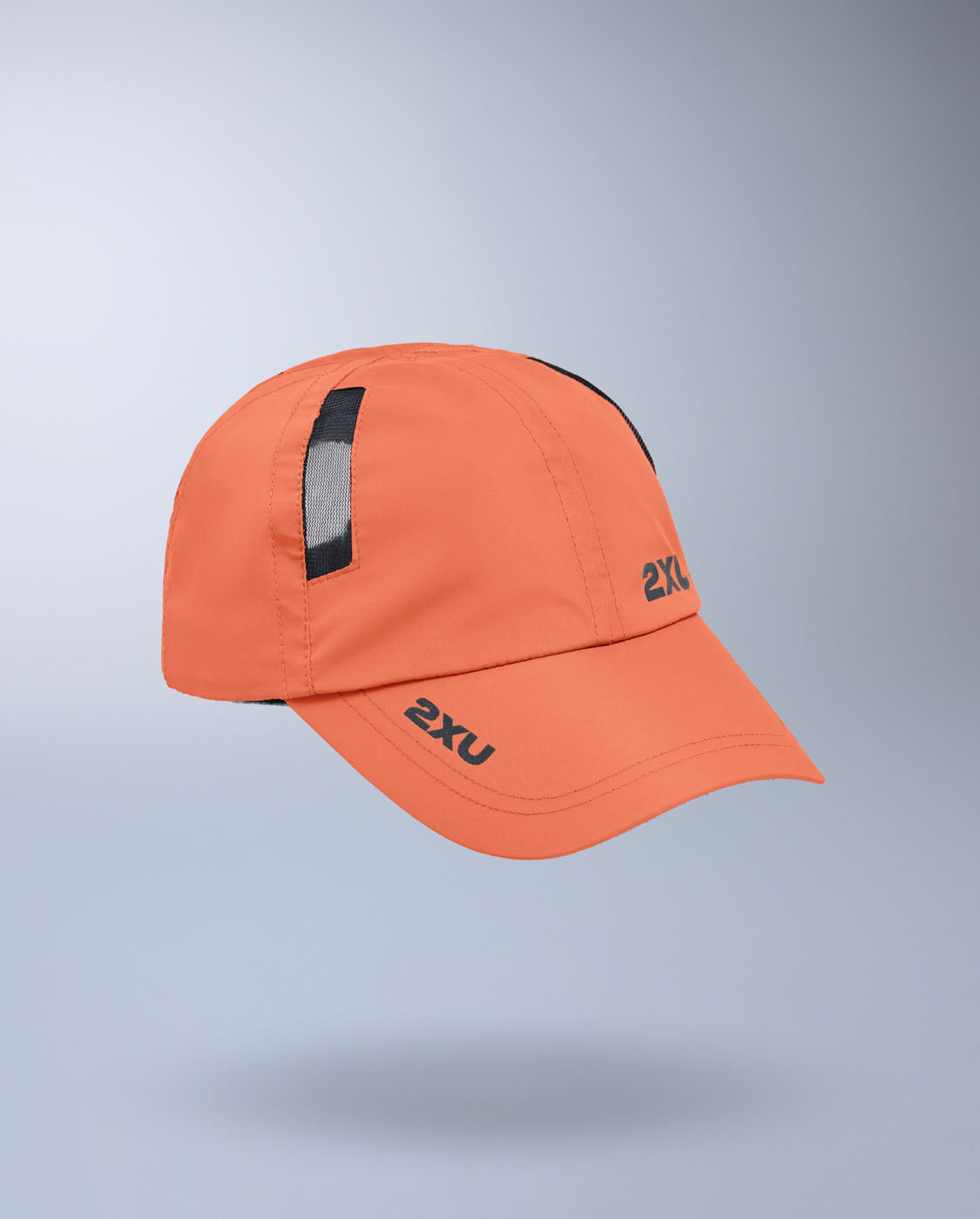 2XU Unisex's Run Cap - Ember/Black