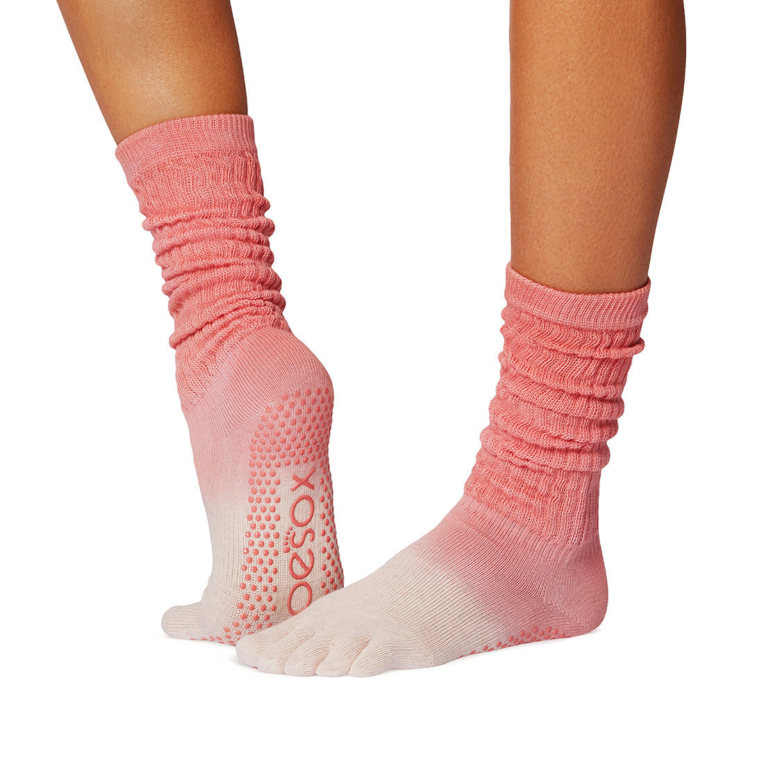 TOESOX Grip Full Toe Slouch - Hot Coral Ombre – Key Power Sports Malaysia
