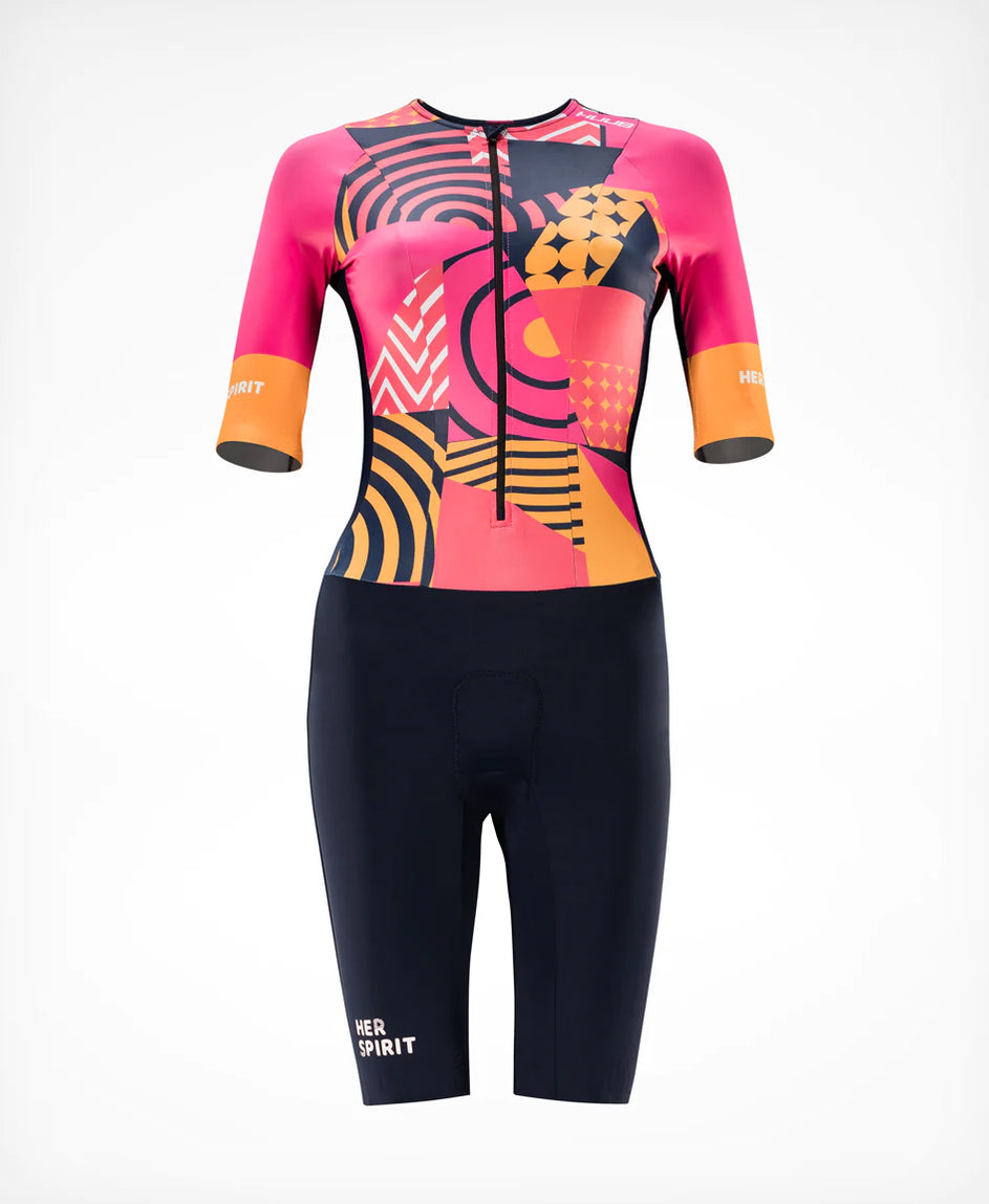 Huub Women's Her Spirit Long Course Suit - Patchwork