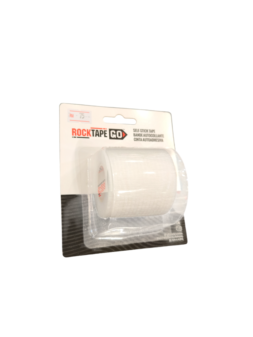 ROCKTAPE Go Self Stick Tape - White