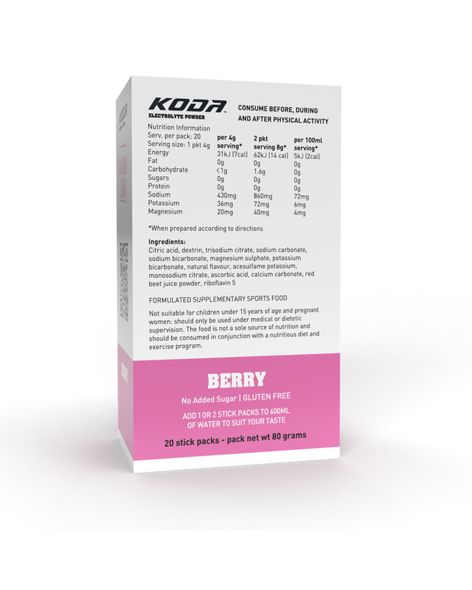 KODA Electrolyte Powder - Berry (1 Stick)