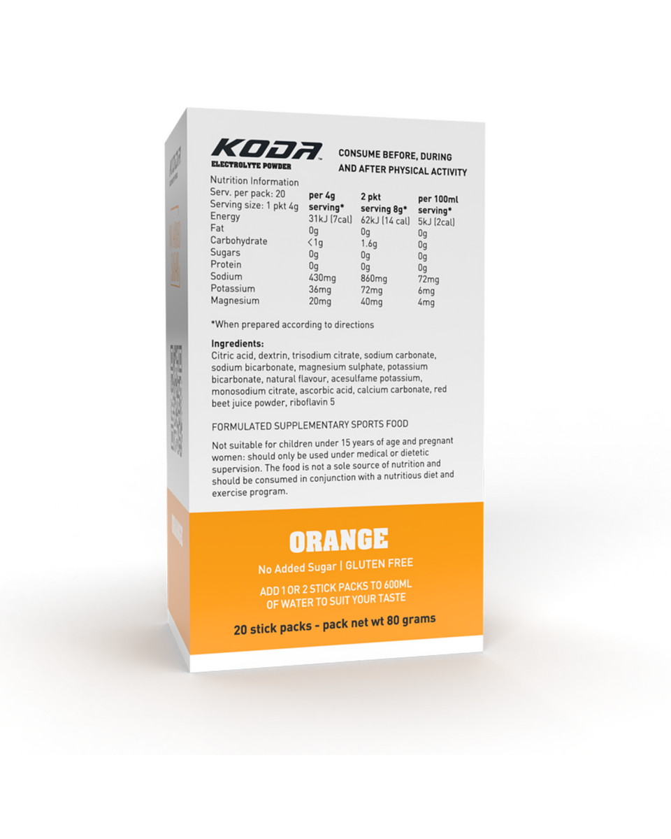 KODA Electrolyte Powder Stick - Orange (1 Stick)