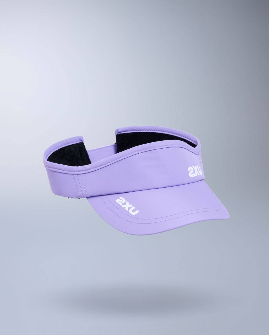 2XU Unisex's Run Visor - Lavender/White