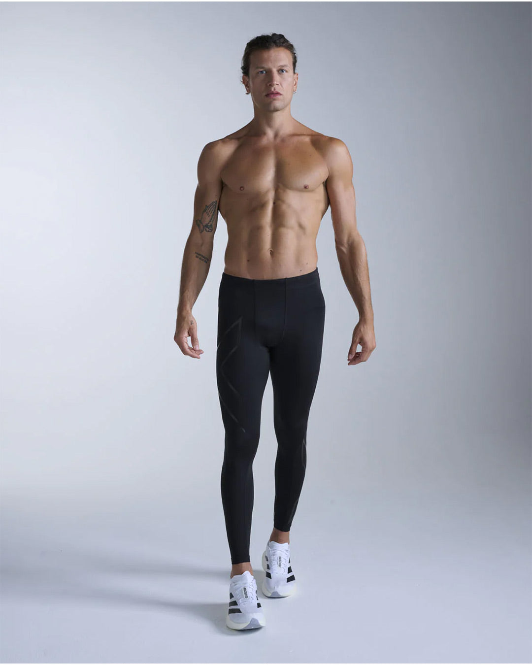 2XU Men's Core Compression Tights - Black/Black