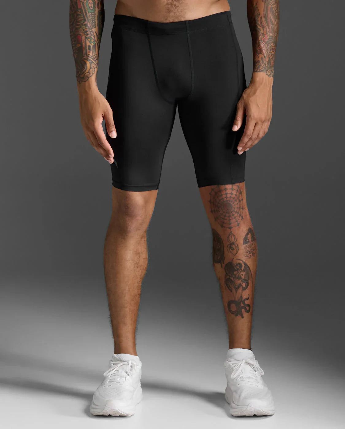2XU Men's Core Compression Shorts - BLK/NRO