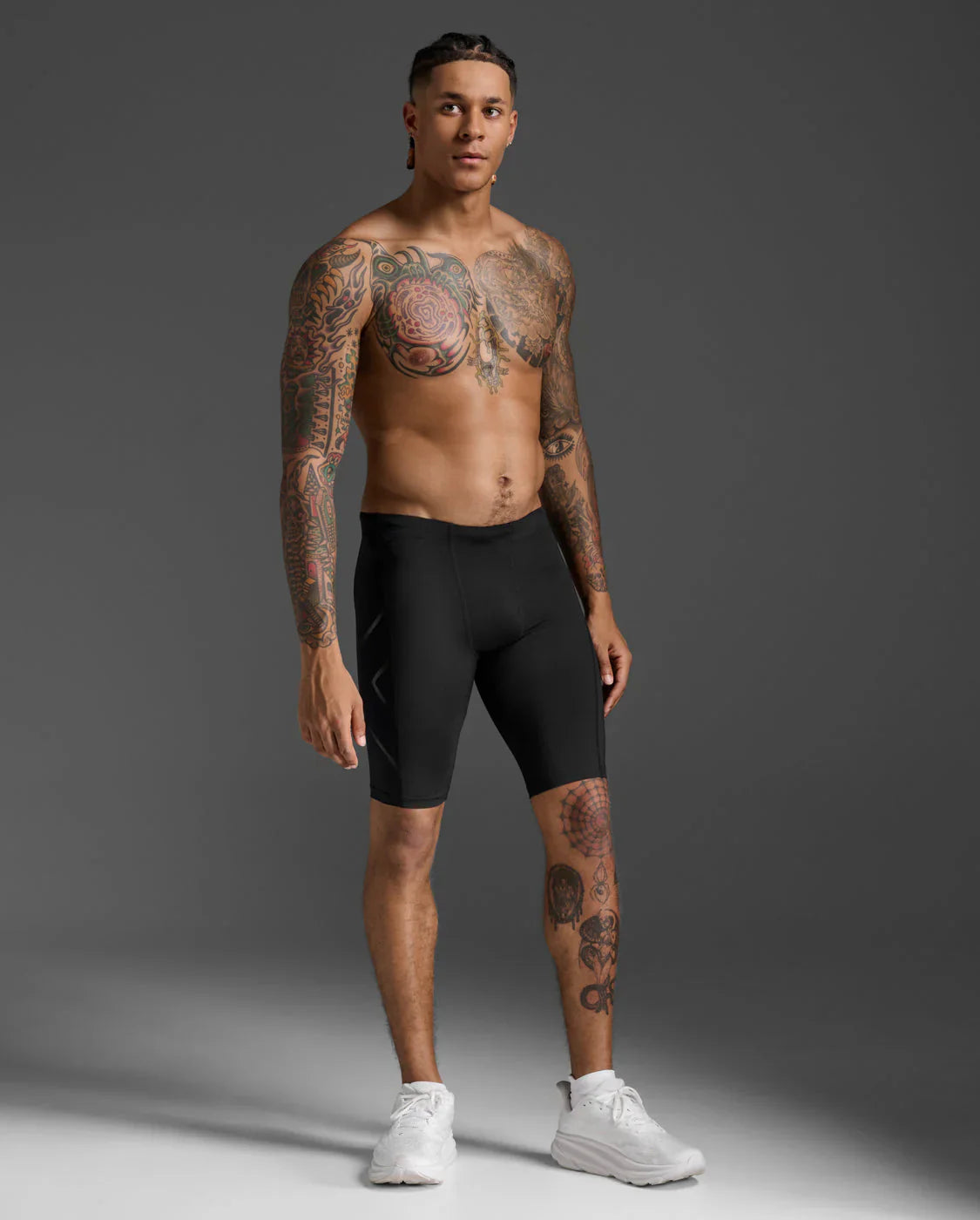 2XU Men's Core Compression Shorts - BLK/NRO