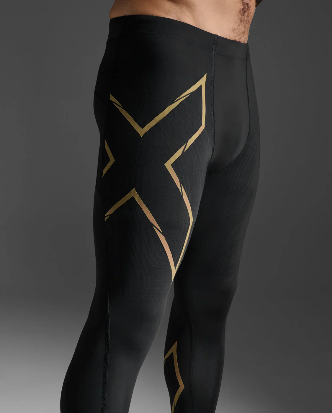 2XU Men's Light Speed Compression Tights - BLK/GRF