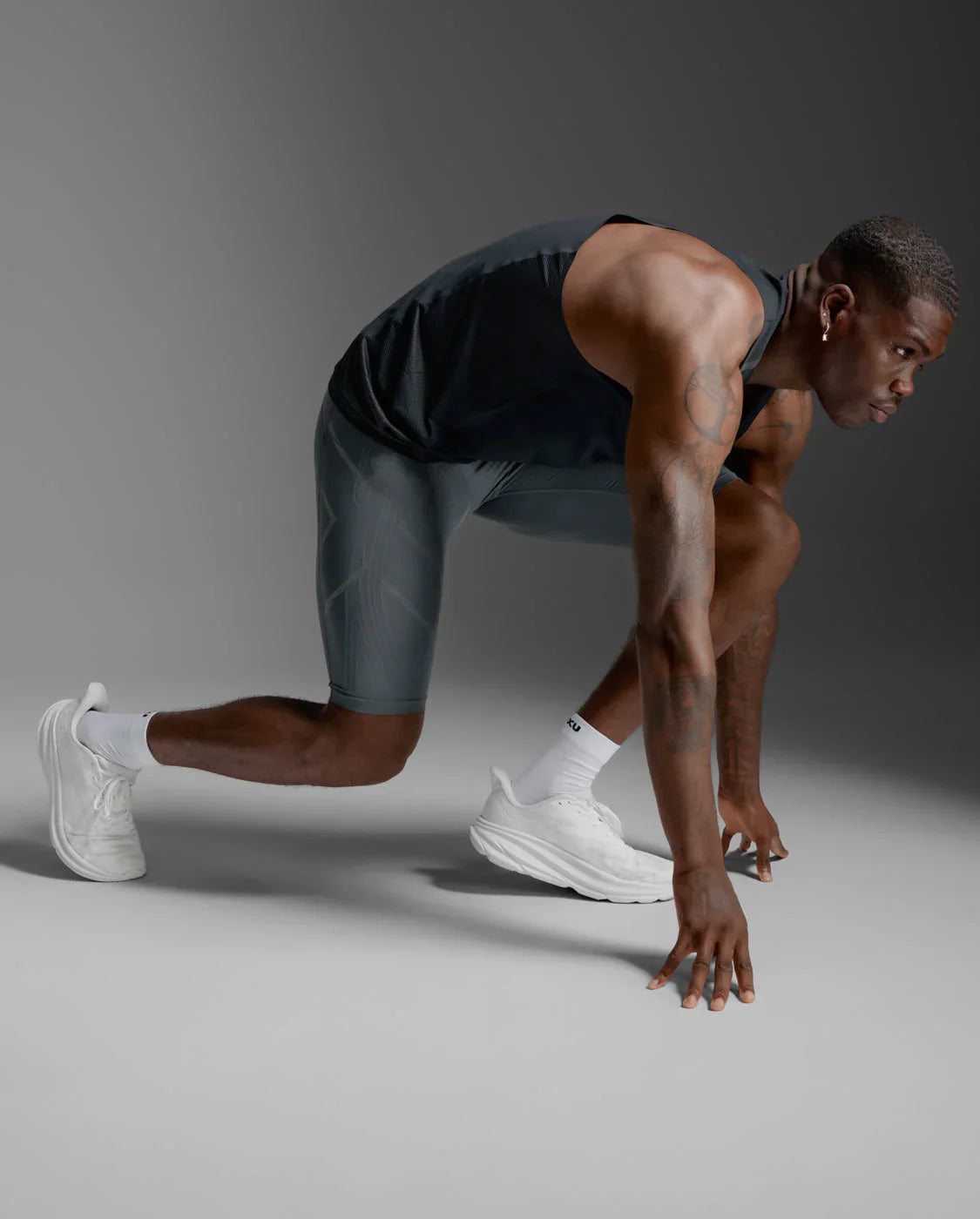 2XU Men's Light Speed Compression Shorts - TRB/BRF