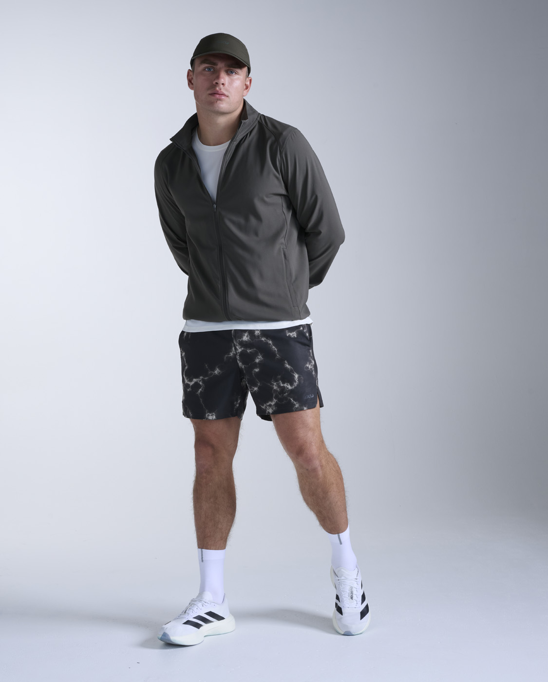 2XU Men's Aero Jacket - Flint/Black Reflective
