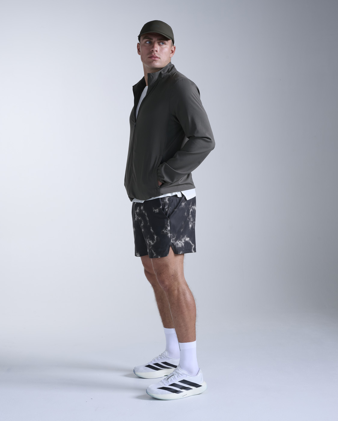 2XU Men's Aero Jacket - Flint/Black Reflective