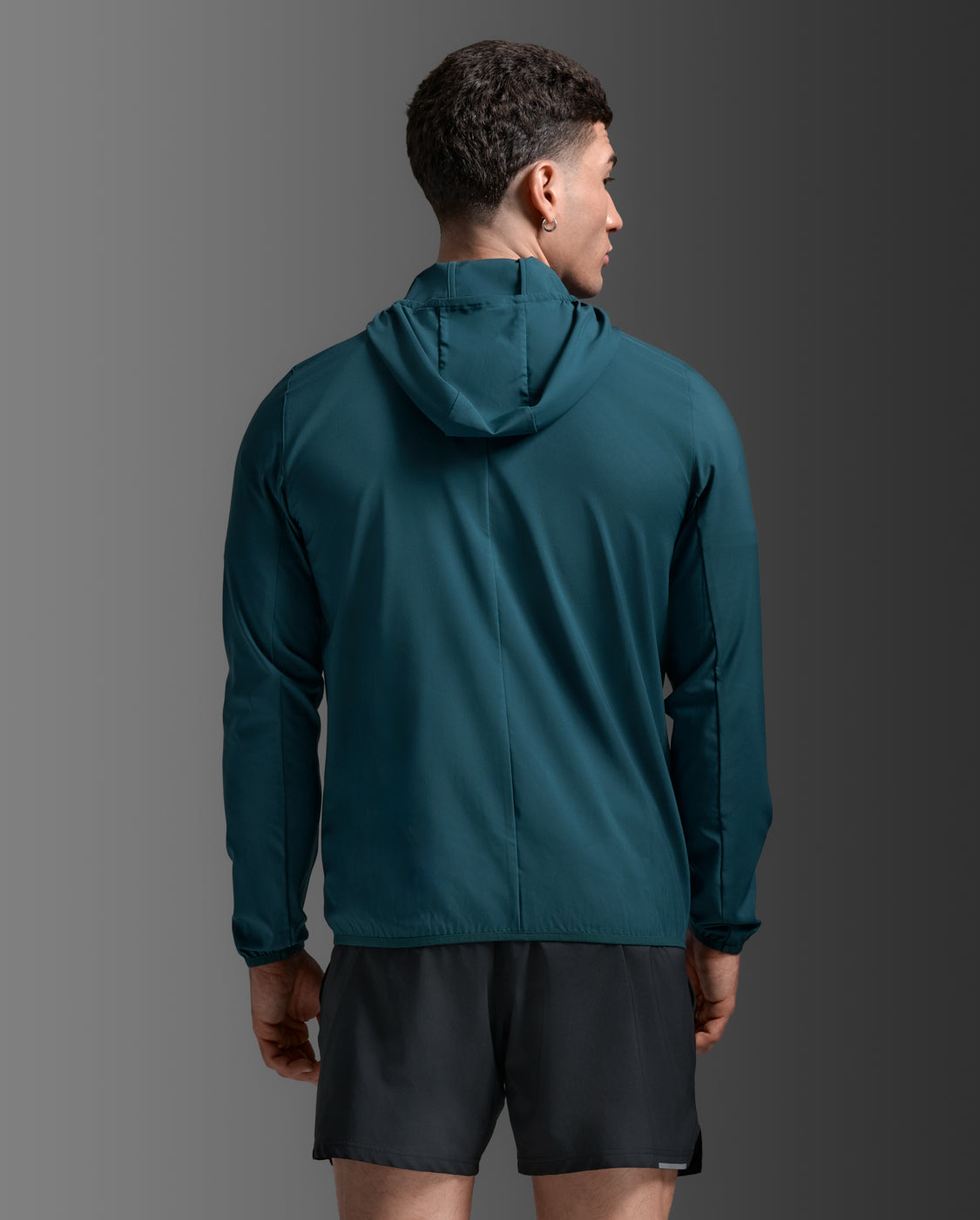 2XU Men's Aero Jacket - Dark Moss/Silver Reflective
