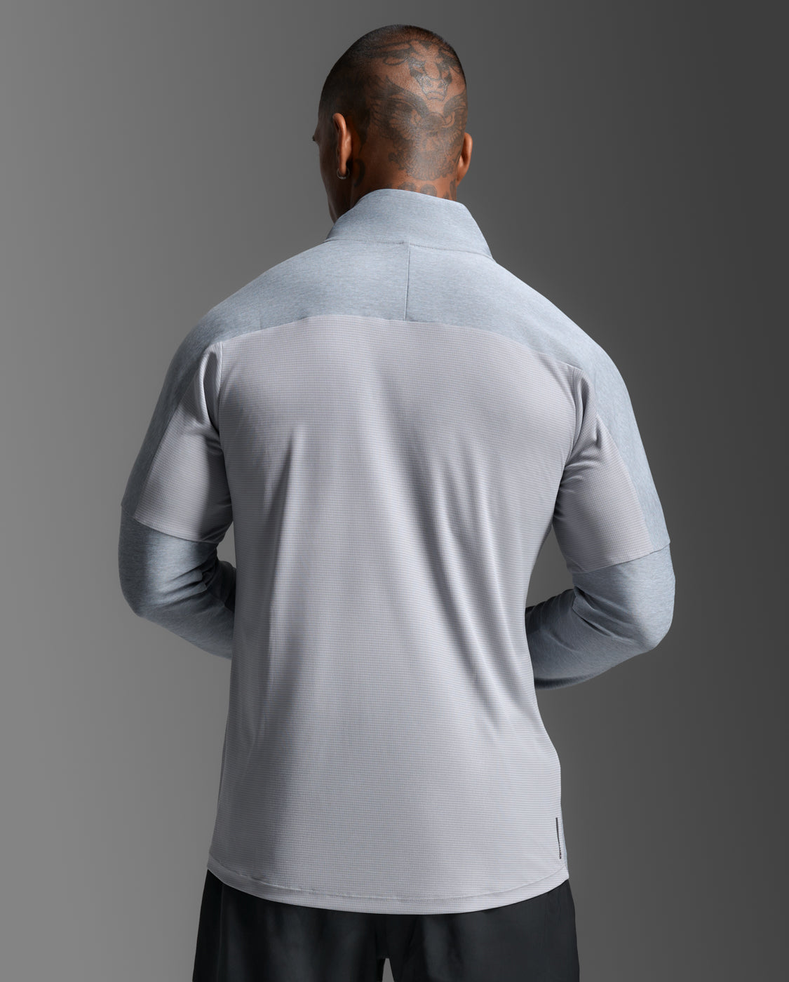 2XU Men's Aero 1/2 Zip - Weathervane/Black Reflective