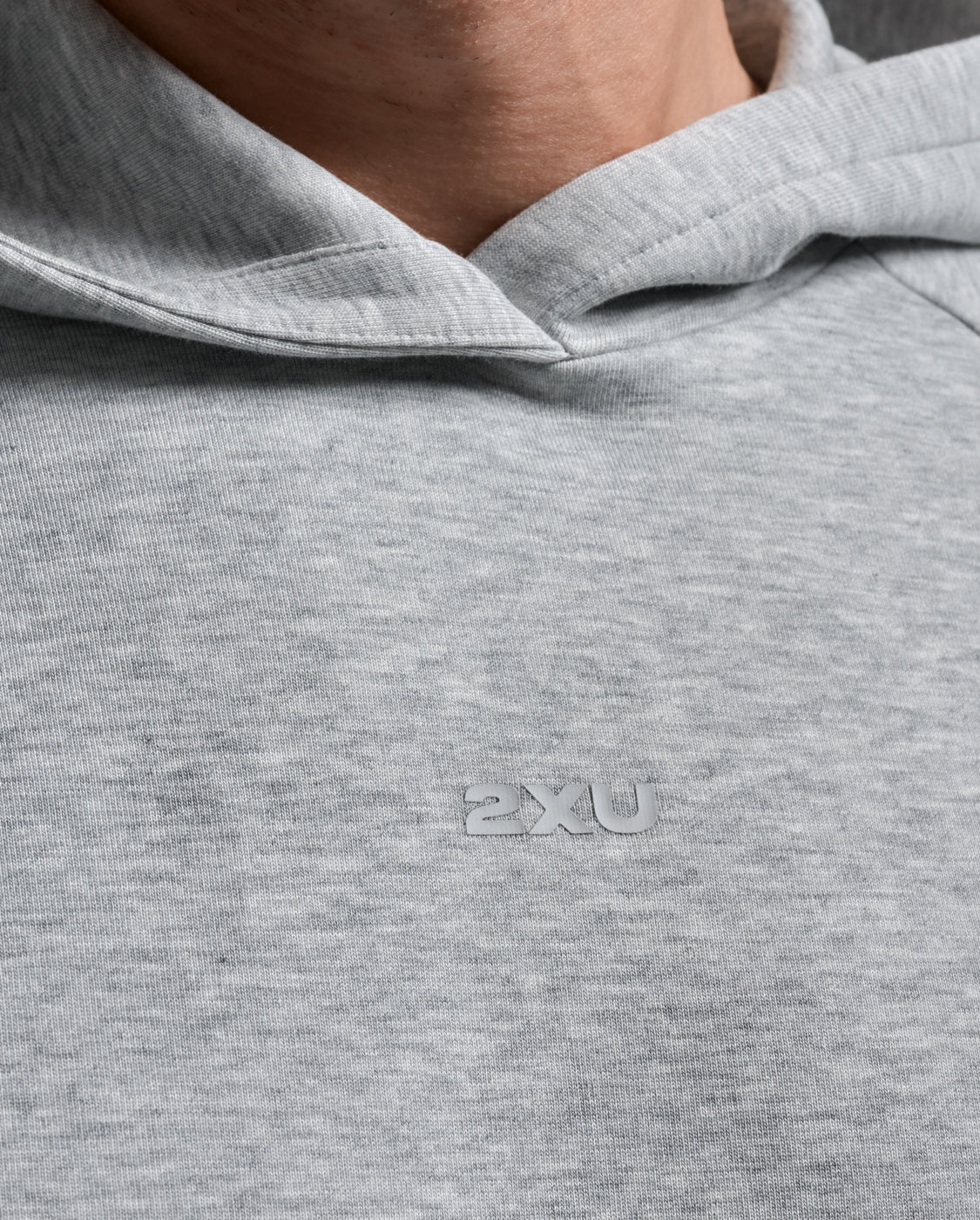 2XU Men's Motion Smooth Spacer Hoodie - Grey Marle/Grey Marle