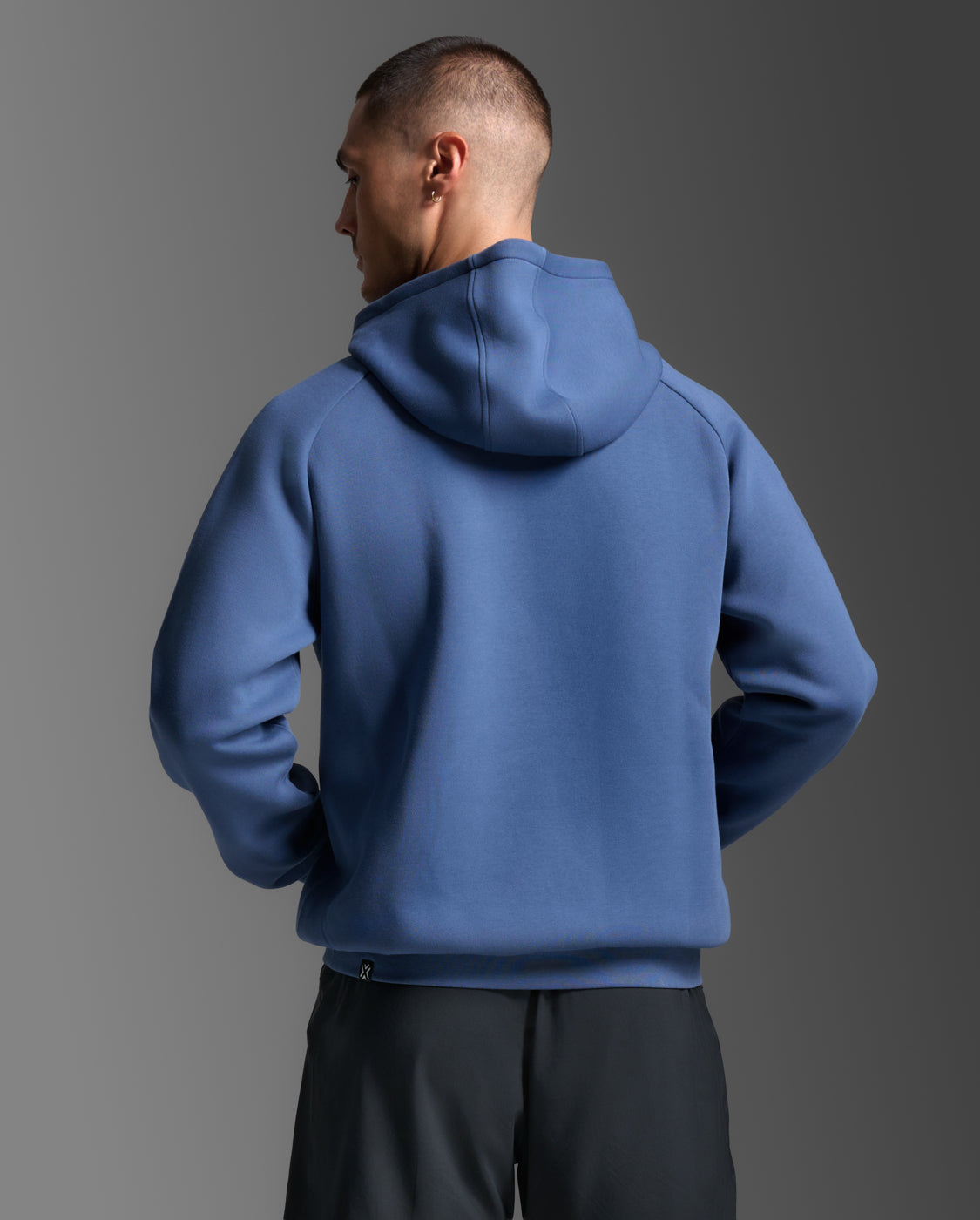 2XU Men's Motion Smooth Spacer Hoodie - Indigo/Indigo
