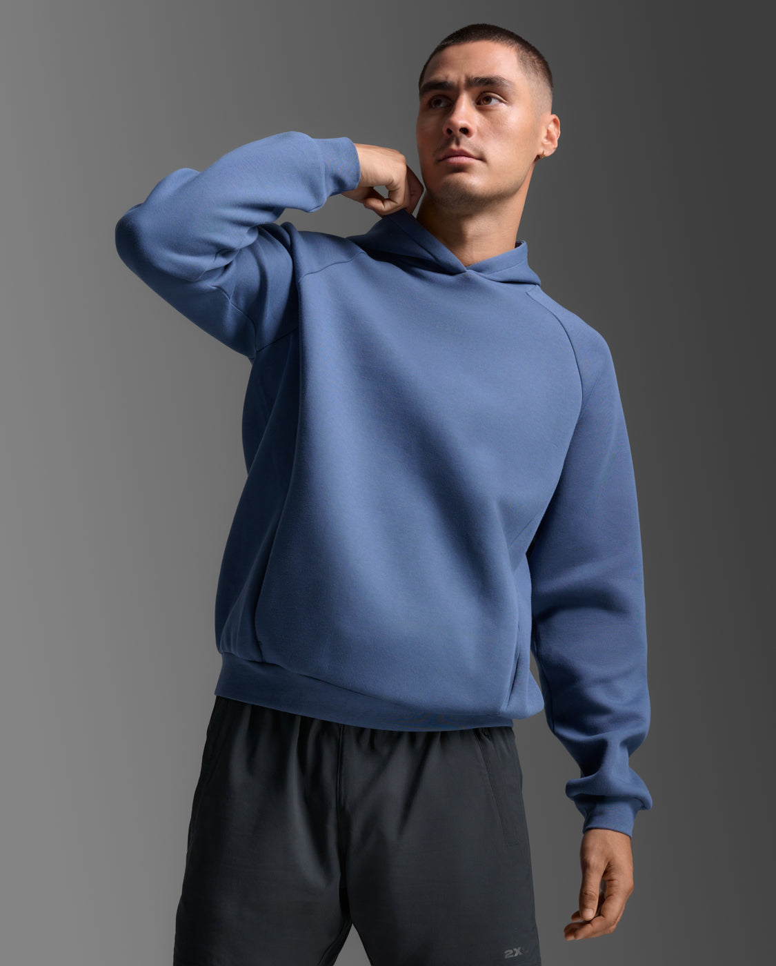 2XU Men's Motion Smooth Spacer Hoodie - Indigo/Indigo