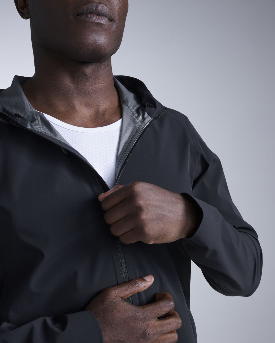 2XU Men's Ignition Shield Waterproof Jacket - Black/Silver Reflective