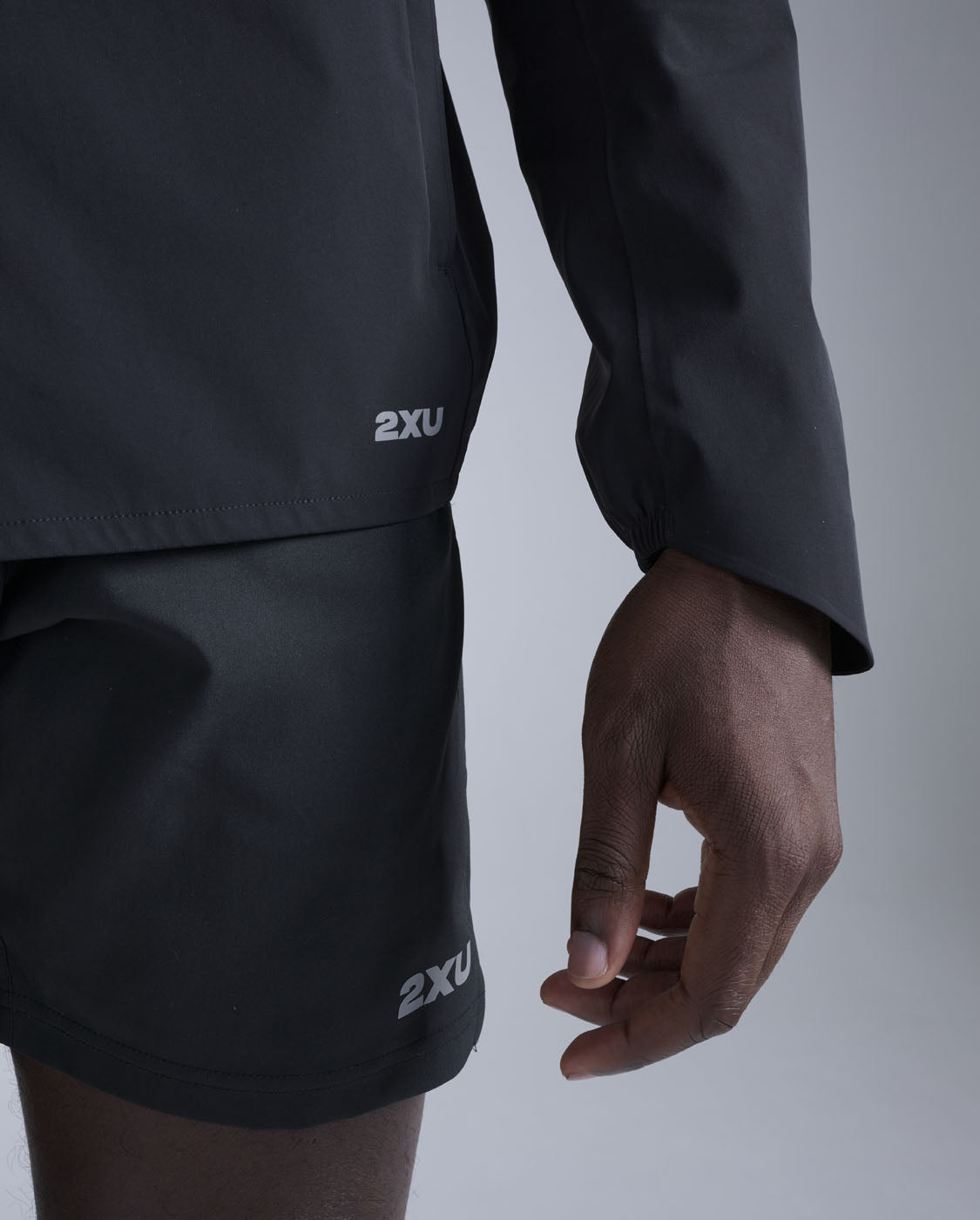 2XU Men's Ignition Shield Waterproof Jacket - Black/Silver Reflective