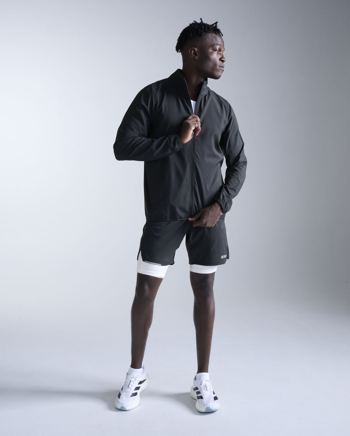 2XU Men's Aero Jacket - Black/Silver Reflective