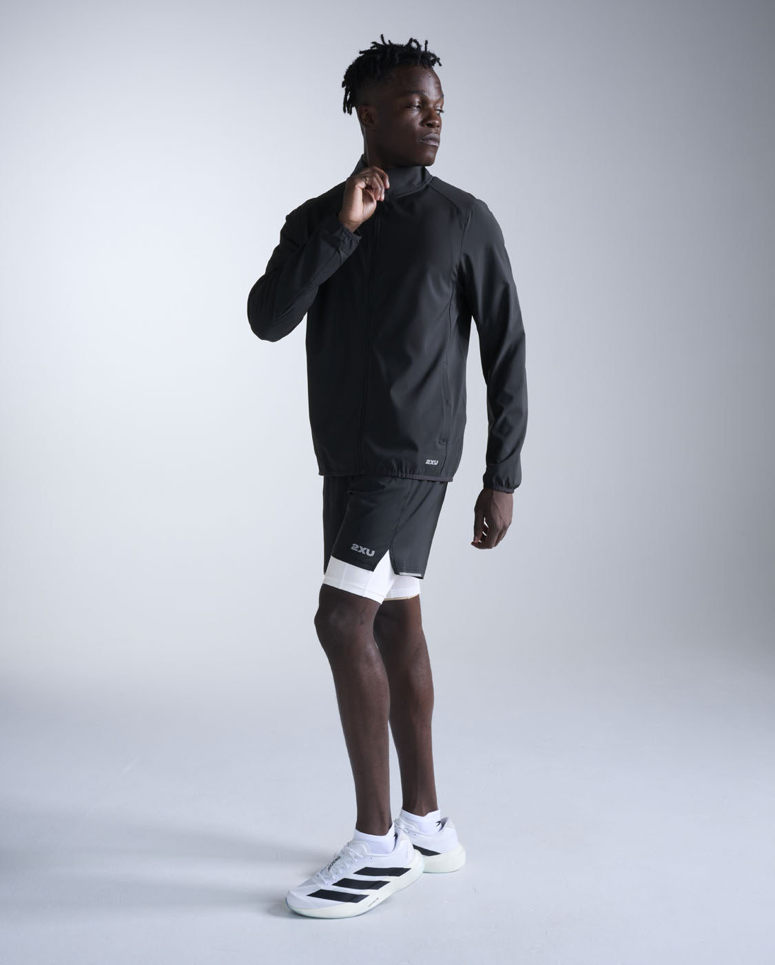 2XU Men's Aero Jacket - Black/Silver Reflective