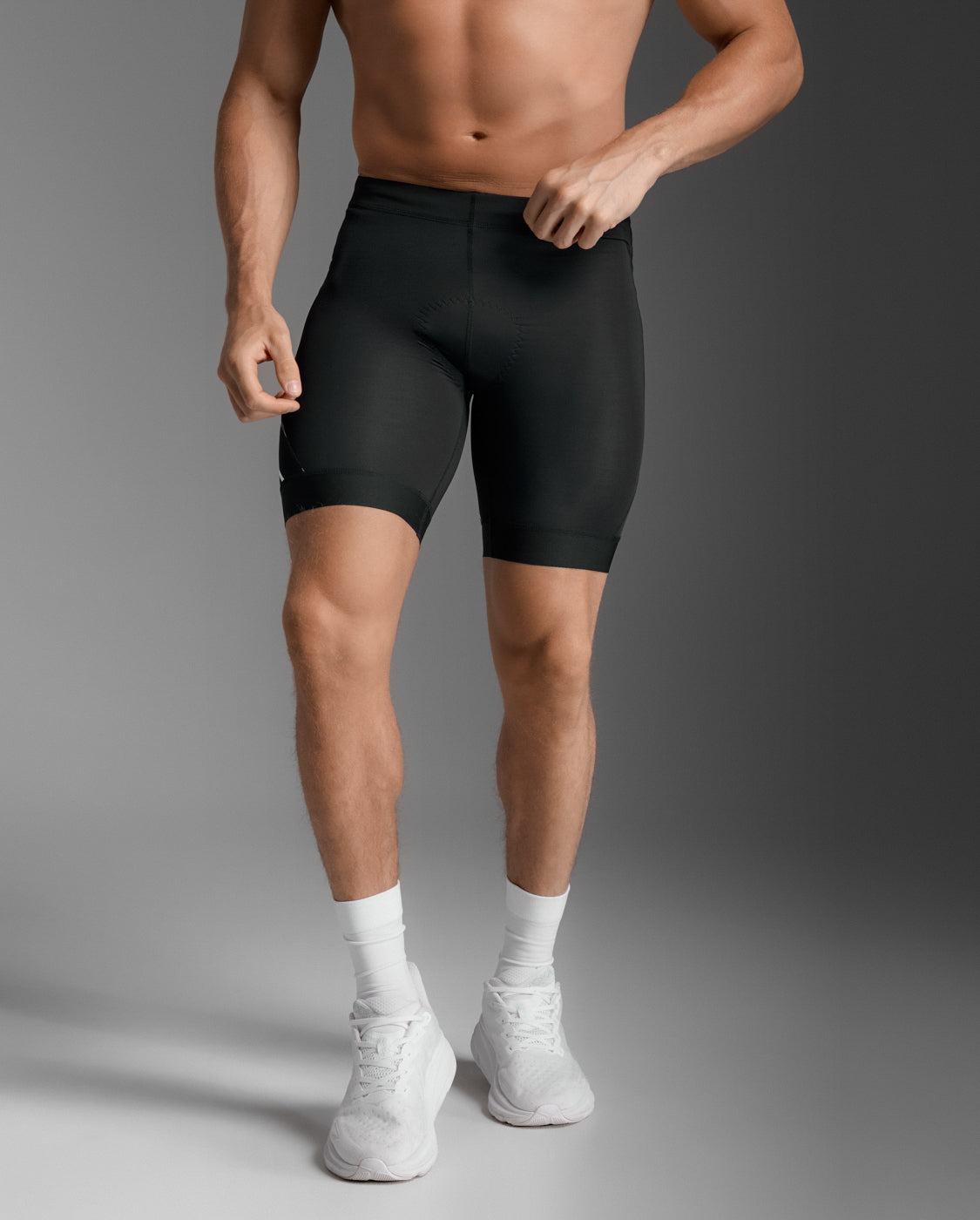 2XU Men's Core Tri 8inch Shorts MT7400B - Black/White