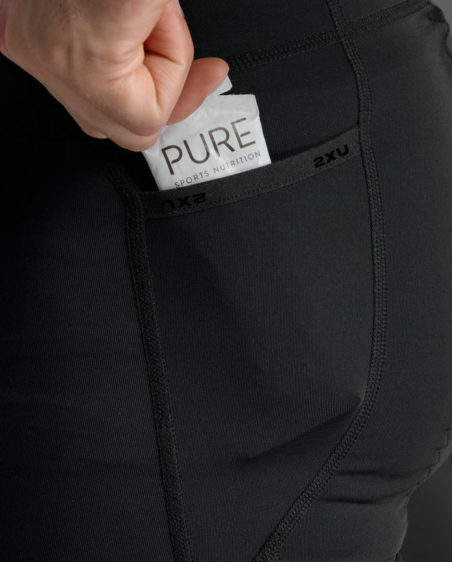 2XU Men's Core Tri 8inch Shorts MT7400B - Black/White